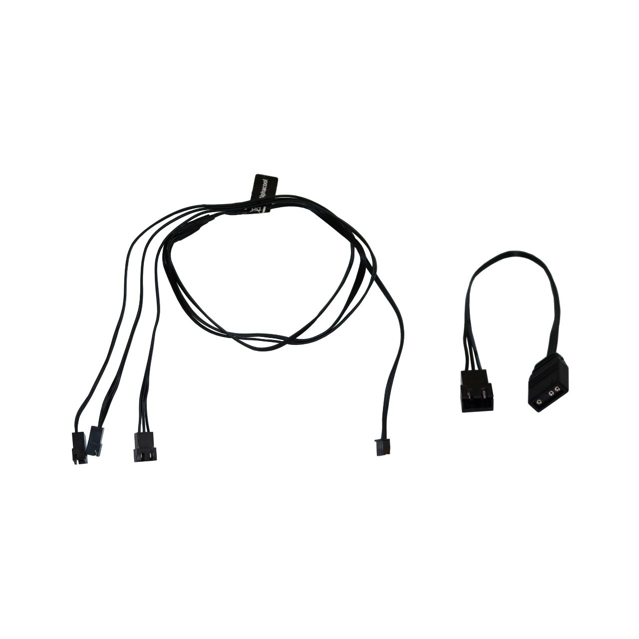 Alphacool Digital RGB LED Y-Kabel 3-fach mit JSP Stecker 60cm, schwarz
