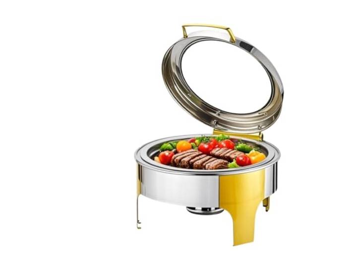wärmebehälter Chafing Dishes for Buffets – Server und Wärmer Mit Visualisierungsdeckel und Dämpfungsscharnieren – Speisenwärmer for Partys, Buffets