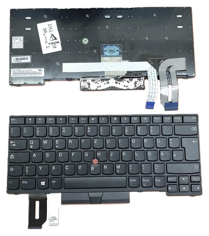 T-ProTek Toetsenbord compatibel met Lenovo ThinkPad Yoga L380 20M7/20M8