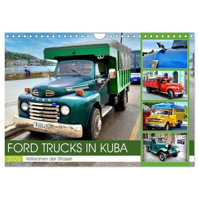 FORD TRUCKS IN KUBA - Veteranen der Strasse (Wandkalender 2026 DIN A4 quer), CALVENDO Monatskalender