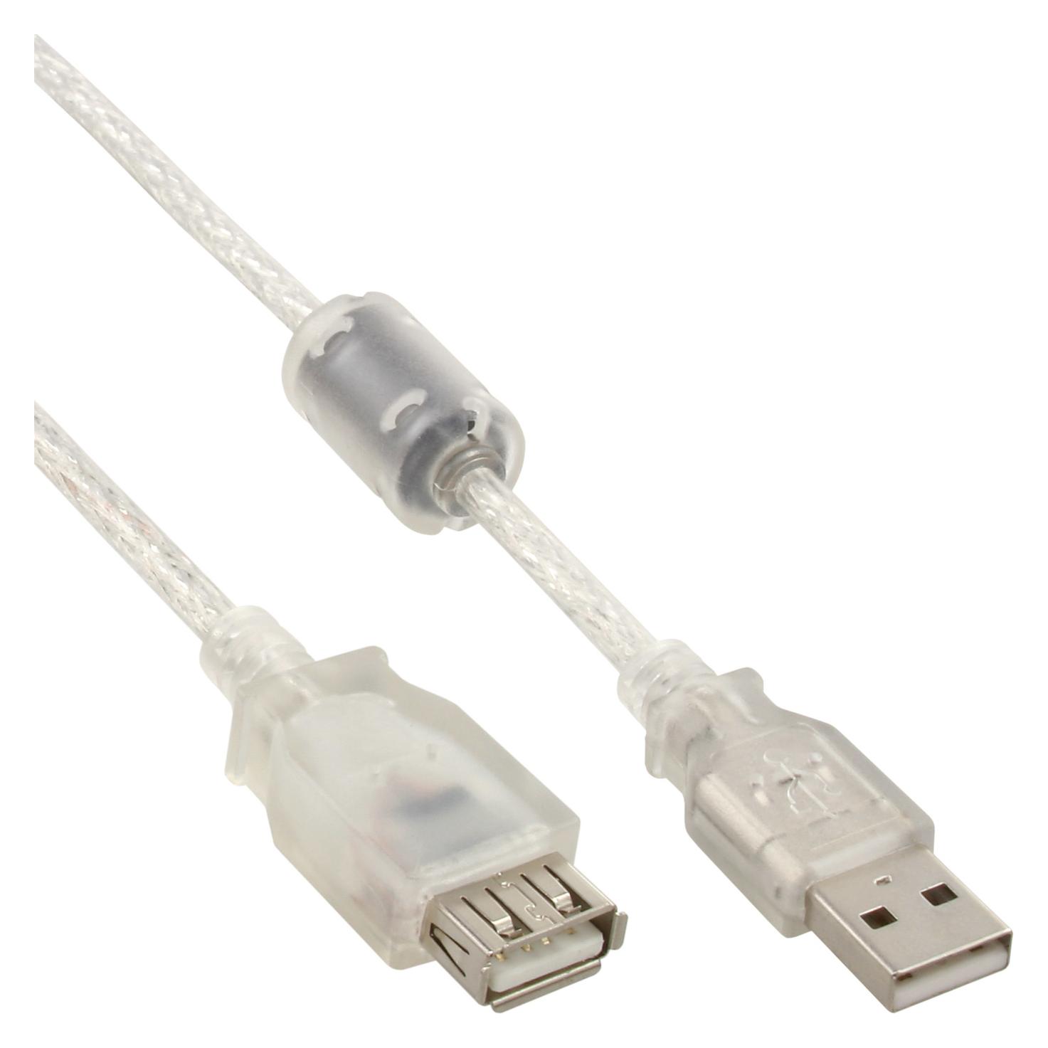 InLine USB 2.0 Verlängerung (1 m, USB 2.0) (34610Q)