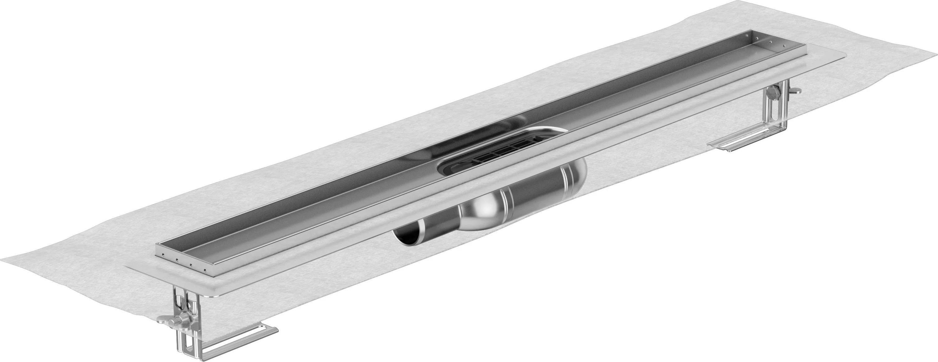 Aerocompact SD E+ umlaufender Flansch, V2A, 985x64 hor. Ablauf DN50 GV25, 1 Stk.
