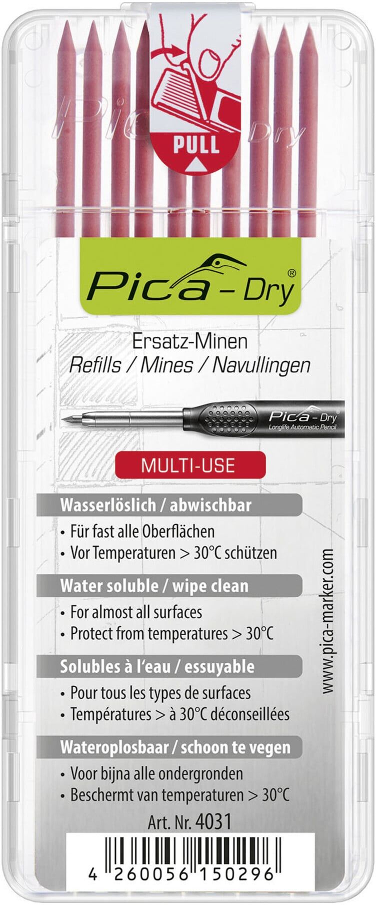 Pica Minen-Set 4031 rot)