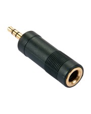 Lindy Audio-Adapter Stereo-Stecker W bis Stereo Mini-Klinkenstecker M Audio/Multimedia (35621)