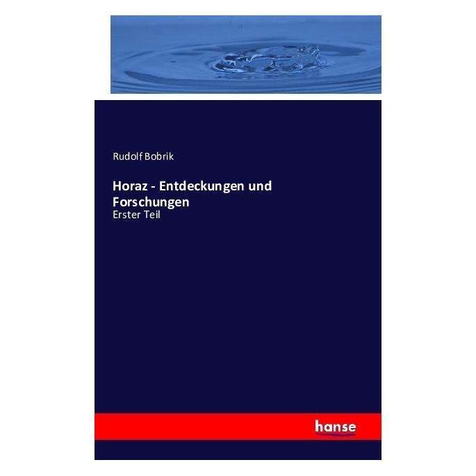 Hansebooks Horaz - Entdeckungen und Forschungen (55848263)