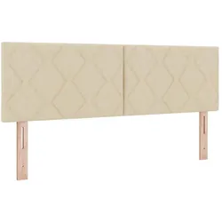 vidaXL, Bett Zubehör, Leo Low headboard (7 x 160 x 88 cm)