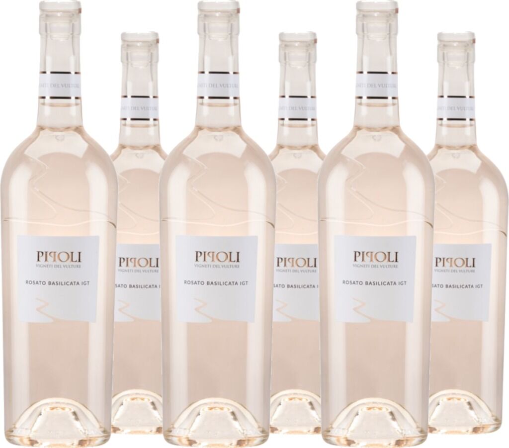 6er Vorteilspaket Pipoli Rosato Basilicata IGP 2024 Vigneti del Vulture