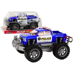 Polizeiauto-Pickup, blaues Gelände-Polizeifahrzeug