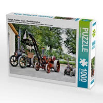 CALVENDO Puzzle Dampf,- Traktor - Kran - Roodlokomotive 1000 Teile Lege-Größe 64 x 48 cm Foto-Puzzle Bild von Günther Klünder