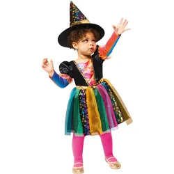 Amscan Bunte Sternen Hexe Kinderkostüm