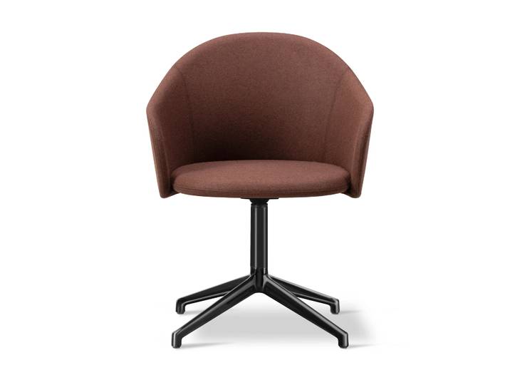 Fredericia Furniture Gomo Armchair Sessel Swivel Base 4-Stern Blazer CUZ4D-black