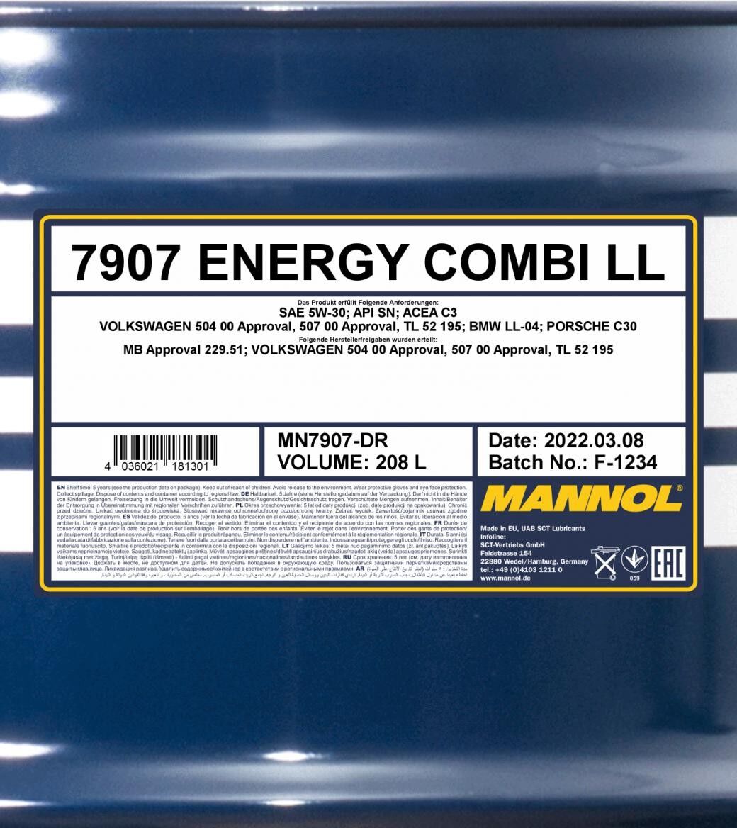 MANNOL MN7907-DR Motoröl