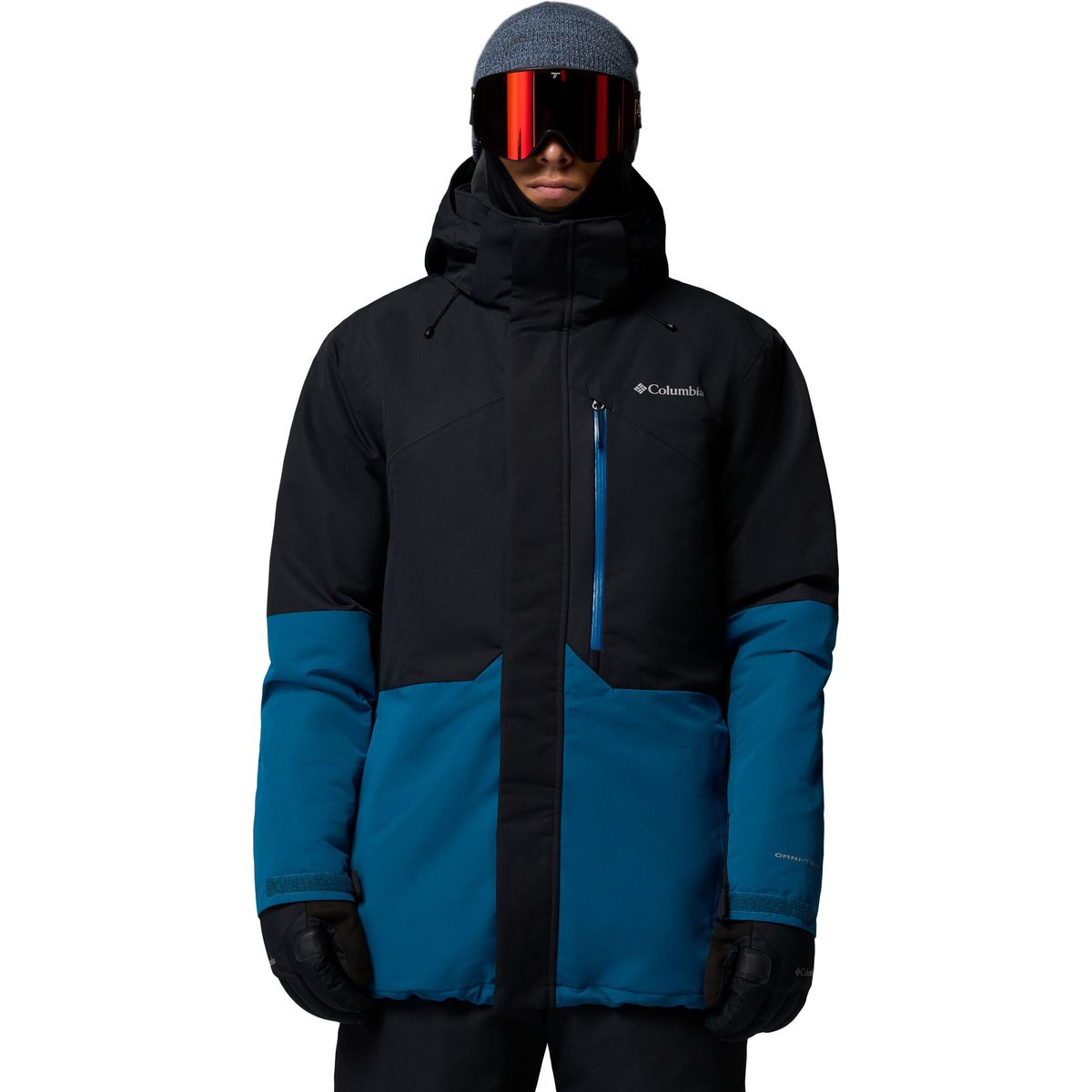 Columbia Men’s Last Tracks III Waterproof Ski Jacket black, phoenix blue (012) XXL 217482-2174821-012-XXL