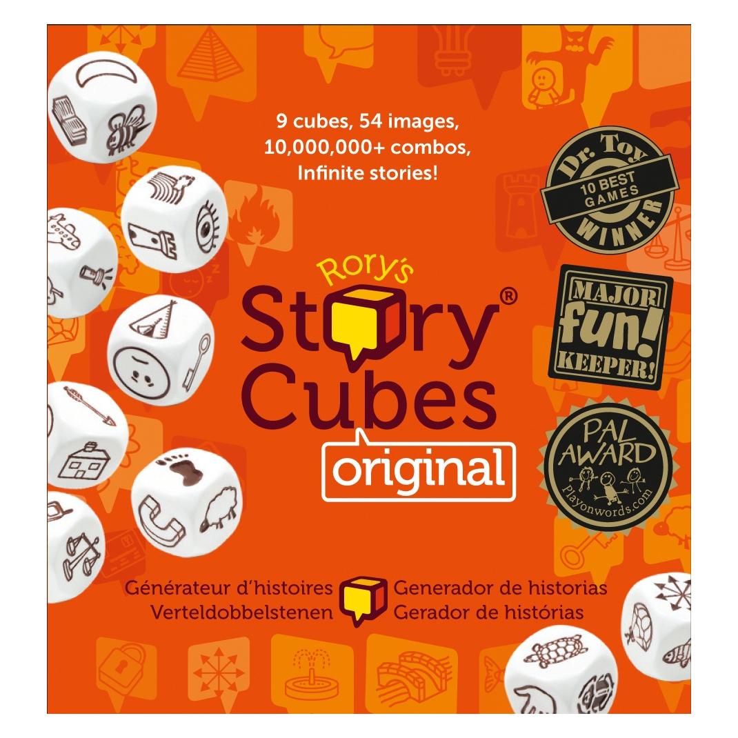 Asmodée Jeu - Story Cubes : Original (Orange) (Französisch, 1 - 12 Spieler) (STO1AS-6)