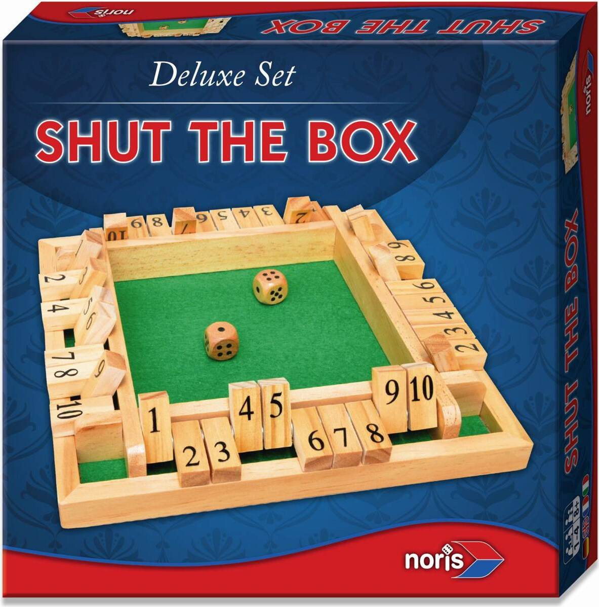 Noris Spiele Deluxe Shut the Box spel 606108013
