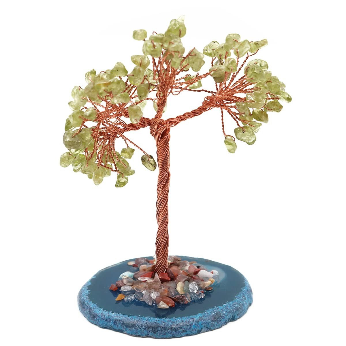 Dailygoody Healing Chakra Edelsteen Boom - Groen - Voor Energie Healing en Meditatie