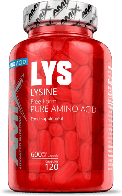 Amix Nutrition Aminoácido L-Lisina 600 mg 120 cápsulas