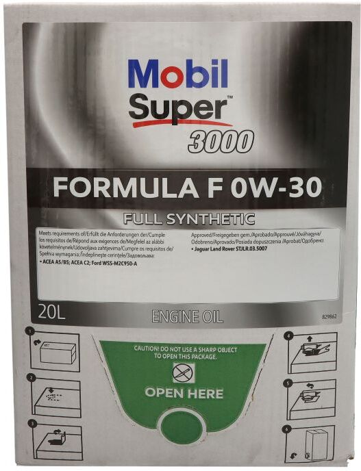 Motoröl MOBIL 155523 SUPER 3000 Formula F 0W30 20L