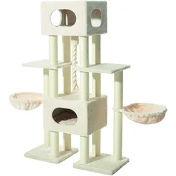 NOBBY Kratzbaum  "USAK" cream; 100 x 40 x 156 cm