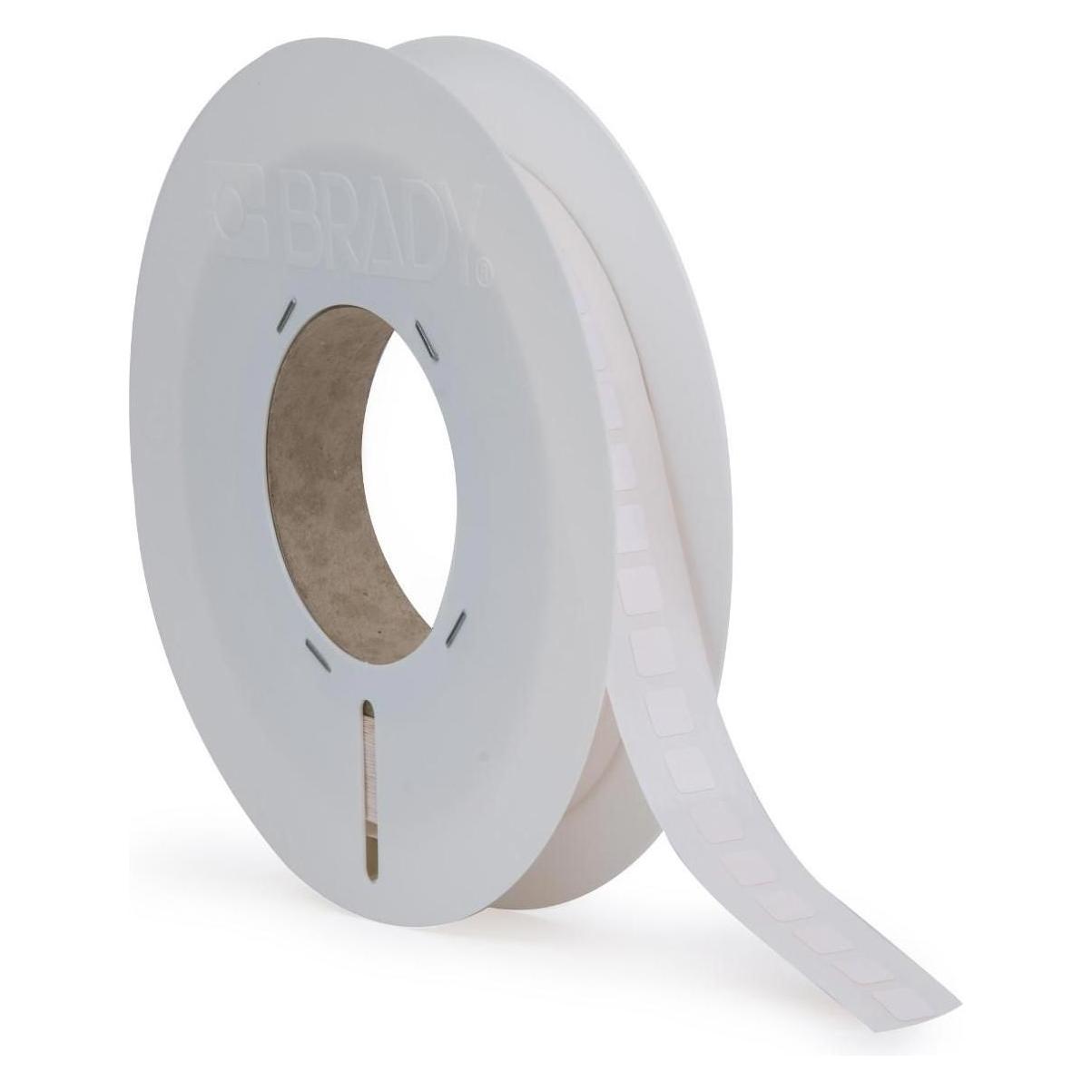 Brady THT-211-7423-10, Polyester, Weiss, Seidenmatt, 12.70 x 12.70 mm, permanent (10000 E.) (THT-211-7423-10)