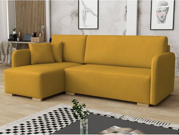 MIRJAN24 Ecksofa Como L, Polsterecke, L-Form Sofa, Polstergarnitur, Eckcouch vom Hersteller (Farbe: Velo 626)