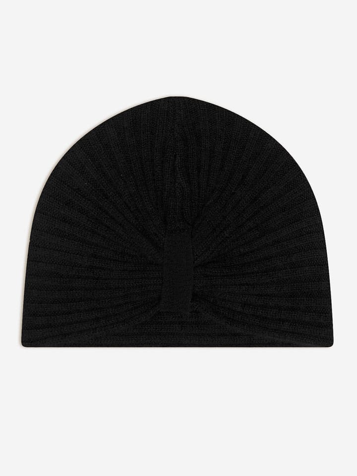 AUTHENTIC CASHMERE Kaschmir-Mütze "Petre" in Schwarz - onesize