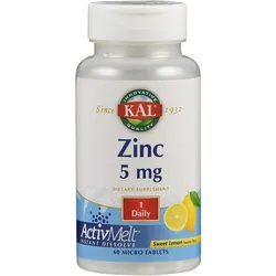 Zink 5 mg Activmelt Kal 60 ST