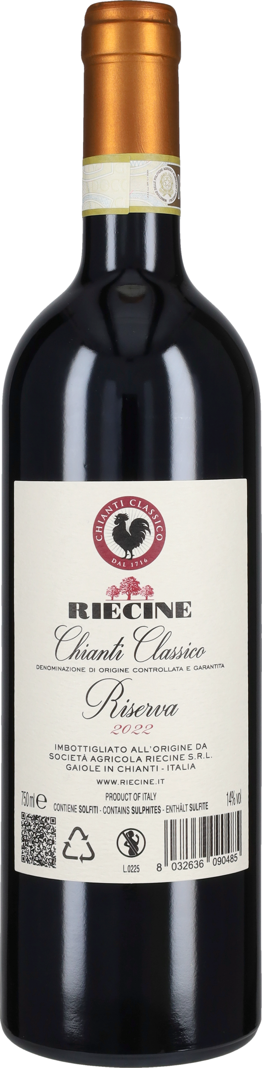 Riecine Chianti Classico Riserva 2022