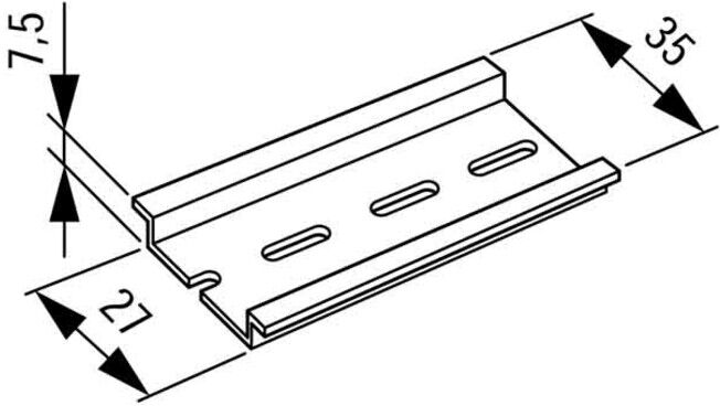 Eaton Rail DIN 35 × 7,5 mm TS35X7,5 (053030)