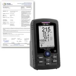 Feinstaub-Messgerät PCE Instruments PCE-AQD 20-ICA CO2, Feinstaub, Luftdruck, Luftfeuchtigkeit, Luftpartikel mit Datenloggerfunktion, mit Temperaturmessfunktion