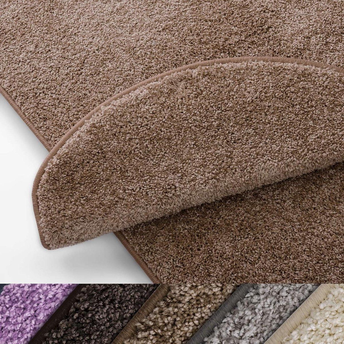Beige Vloerkleed Loper voor Hal, Keuken of Badkamer, 100 x 150 cm