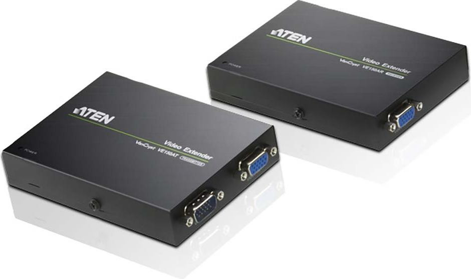 ATEN VGA-Cat-5-extender AV-zender en -ontvanger, 150 m, zwart