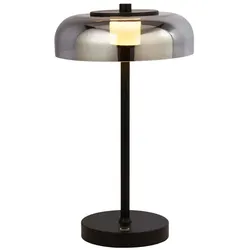 Tischleuchte Schreibtischlampe Nachttischlampe LED Dimmbar Schwarz H 39 cm