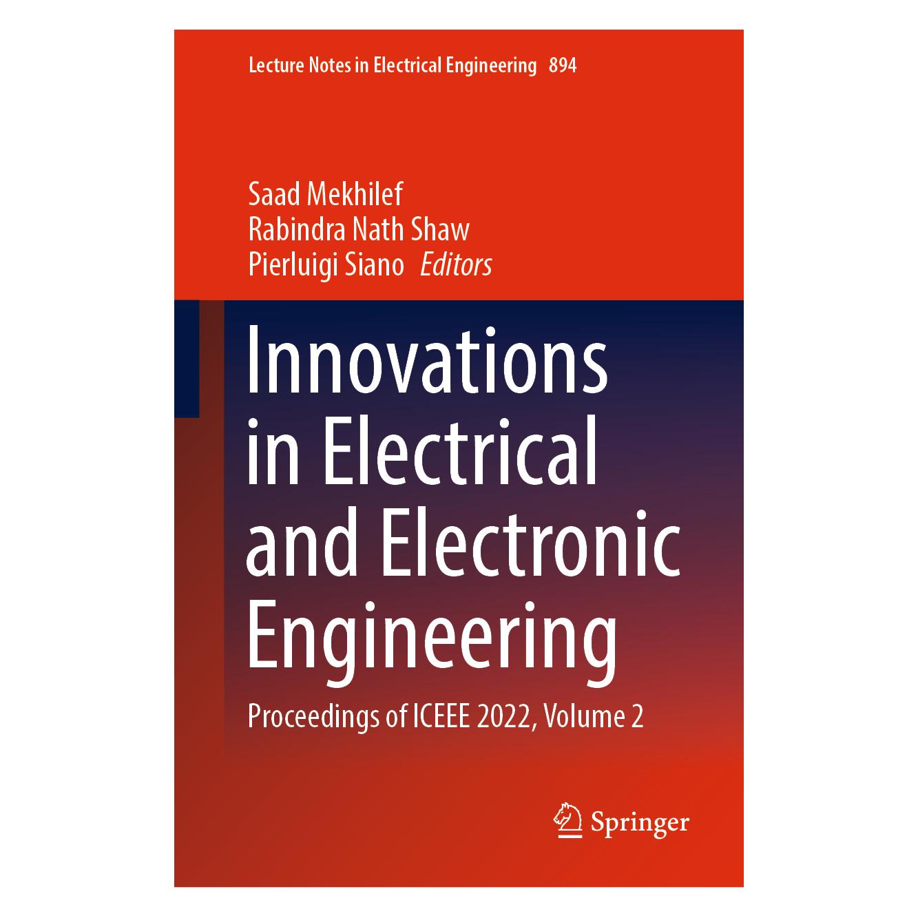 Springer Innovations in Electrical and Electronic Engineering (Englisch, Hardcover, Pierluigi Siano, Rabindra Nath Shaw) (63700598)