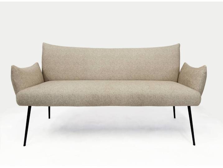 Sitzbank mit Armlehnen 205 cm 3,5-Sitzer Corte mit Stoffbezug