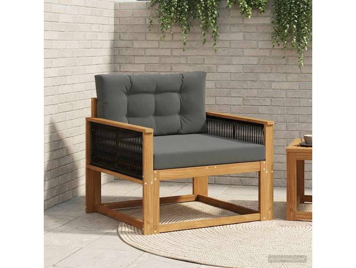 vidaXL Outdoor Mittelsofa Natur