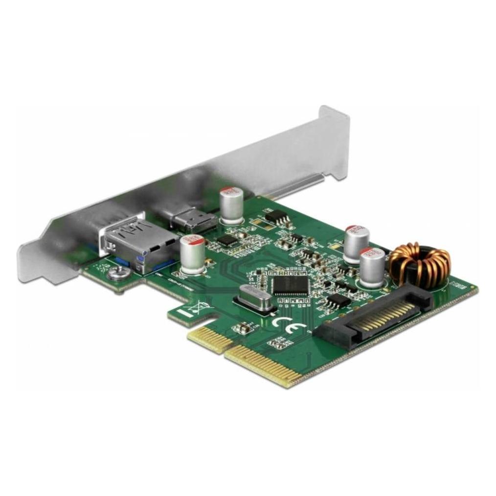 Delock PCIe 1x USB-Typ-C, 1x USB-A (90299)