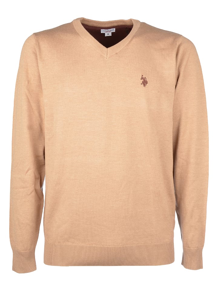 U.S. Polo Assn. Pullover in Beige - S