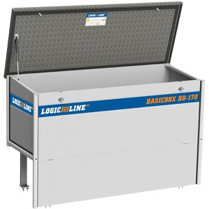 Logicline Fahrzeugbox BasicBox BB-170, aus Aluminium, 640 l, mit Schloss & Staufach XL, 170 x 104 x 66 cm