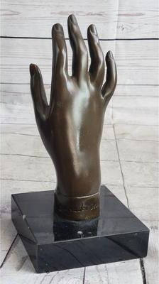 Bronzhaus Hot Cast Salvador Dali Female Hand Genuine Bronze Sculpture Figurine Figure