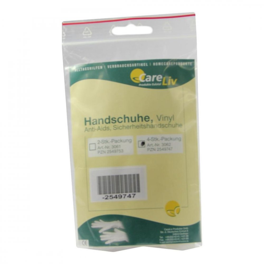 Careliv Produkte OHG Handschuhe Vinyl Anti Aids 02549747
