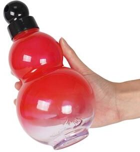 Lush Living Finds Adventure Go Sports Water Bottle With Carry Strap For Hiking, Camping & Daily Hydration red
