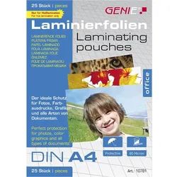 Genie 10781 Laminierhülle 25 Stück(e)