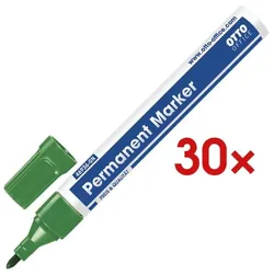 OTTO Office 30x Permanent-Marker grün
