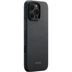 Pitaka Summa Case, Black/Grey - iPhone 16 Pro Max (Apple iPhone 16 Pro Max), Smartphone Hülle, Schwarz, Grau