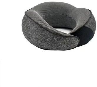 Inspired Living ErgoRest Memory Foam Travel Neck Pillow With Adjustable Car Support dark Gray