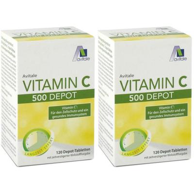 Vitamin C 500 mg Depot Tabletten x2 2x120 St