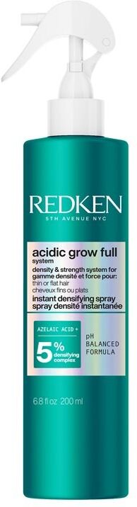 Redken Acidic Grow Full System Instant Densifying Spray for Thin Hair,