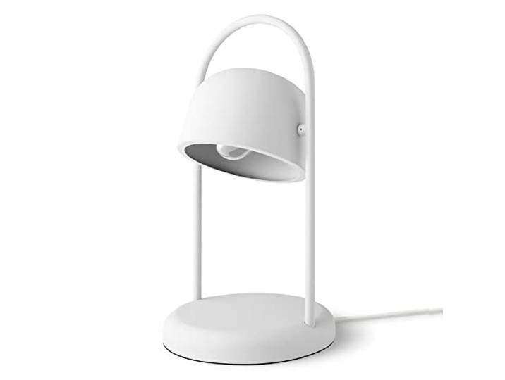 Quay Tischleuchte, weiß pulverbeschichtet H x Ø 40x16cm verstellbarer Lampenschirm