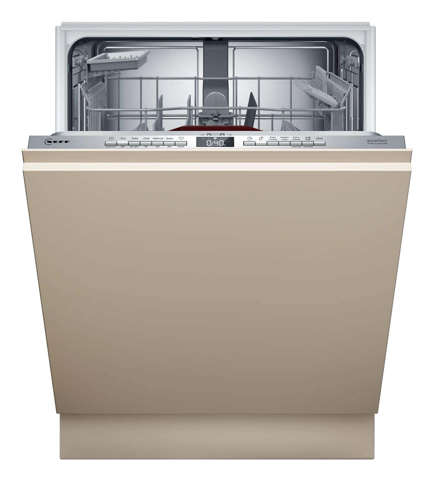 Neff N50 S155EBX03D 60 cm Geschirrspüler vollintegriert (ohne Front) Sehr leise 13 Maßgedecke aquaStop Funktion Wärmetauscher